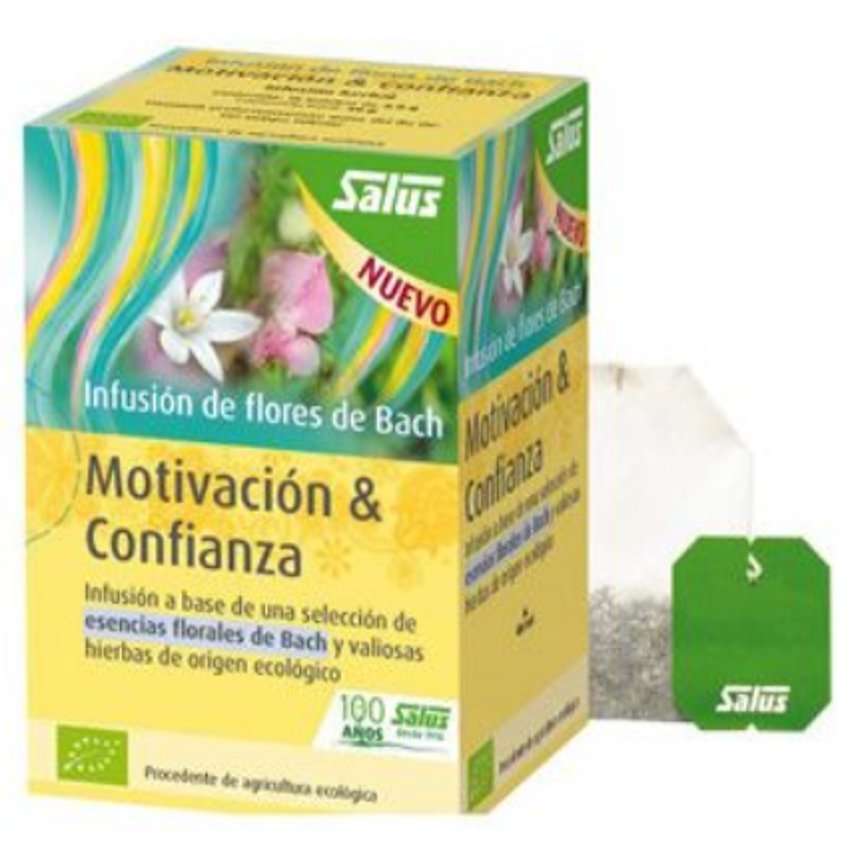 Infusión de Flores de Bach Motivación & Confianza · Salus · 15 filtros