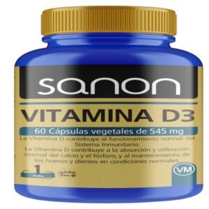 Vitamina D3 · Sanon · 60 cápsulas