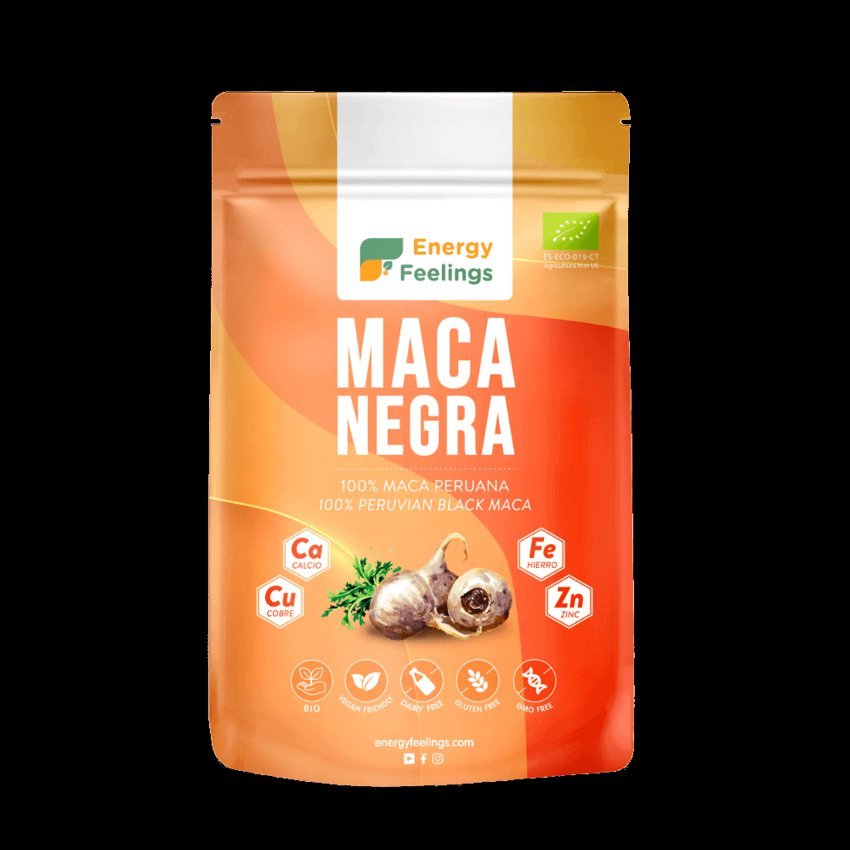 Maca Negra en Polvo Eco · Energy Feelings · 200 gramos