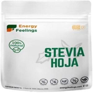 Stevia Hojas Trituradas · Energy Feelings · 100 gramos