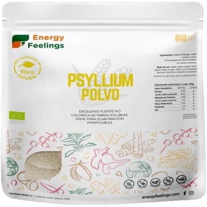 Psyllium en Polvo · Energy Feelings · 500 gramos