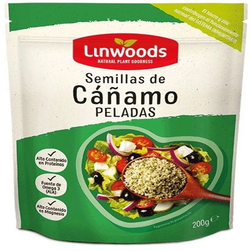 Semillas de Cáñamo Peladas · Linwoods · 200 gramos