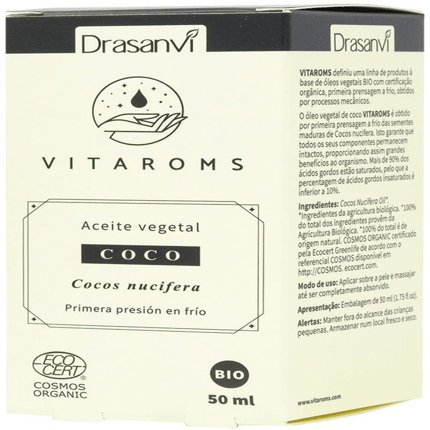 Aceite Vegetal de Coco · Drasanvi · 50 ml