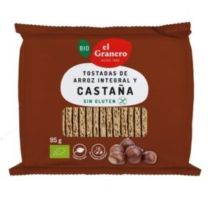 Tostadas de Castaña Sin Gluten · El Granero Integral · 90 gramos
