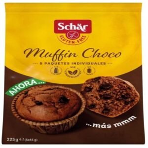 Muffins con Chocolate Sin Gluten · Schär · 5x45 gramos