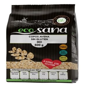 Copos de Avena Gruesos Integrales Sin Gluten Bio · Ecosana · 500 gramos